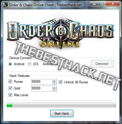 order and chaos cheat